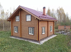 Двухэтажный дом из бруса камерной сушки 1 Двухэтажный дом из бруса камерной сушки 1